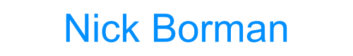 nick borman